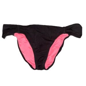 Black and Pink Women's Swim Bottom